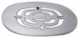Post Style Large Kitchen Basket Strainer, Stainless Steel, Polished Chrome