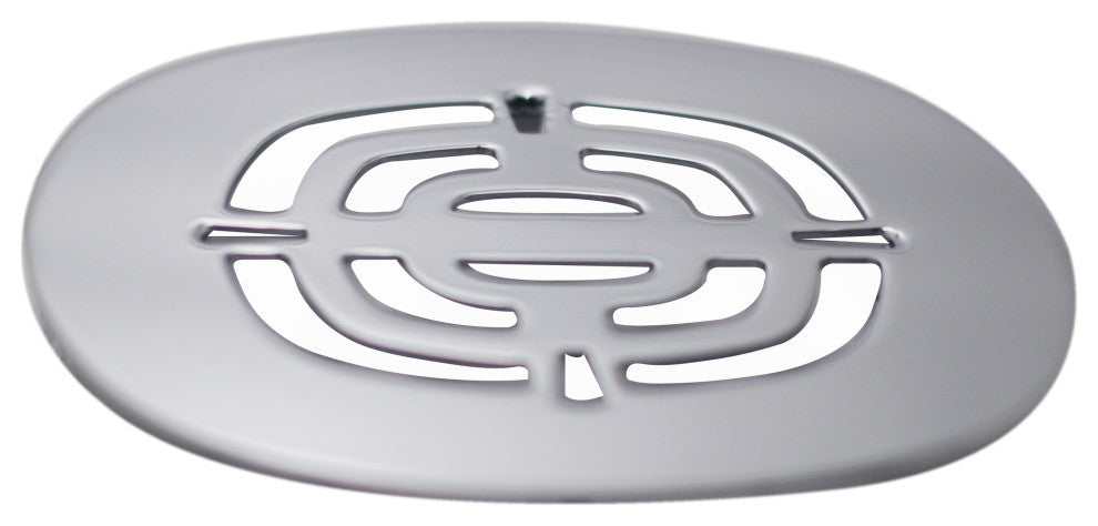 Post Style Large Kitchen Basket Strainer, Stainless Steel, Polished Chrome