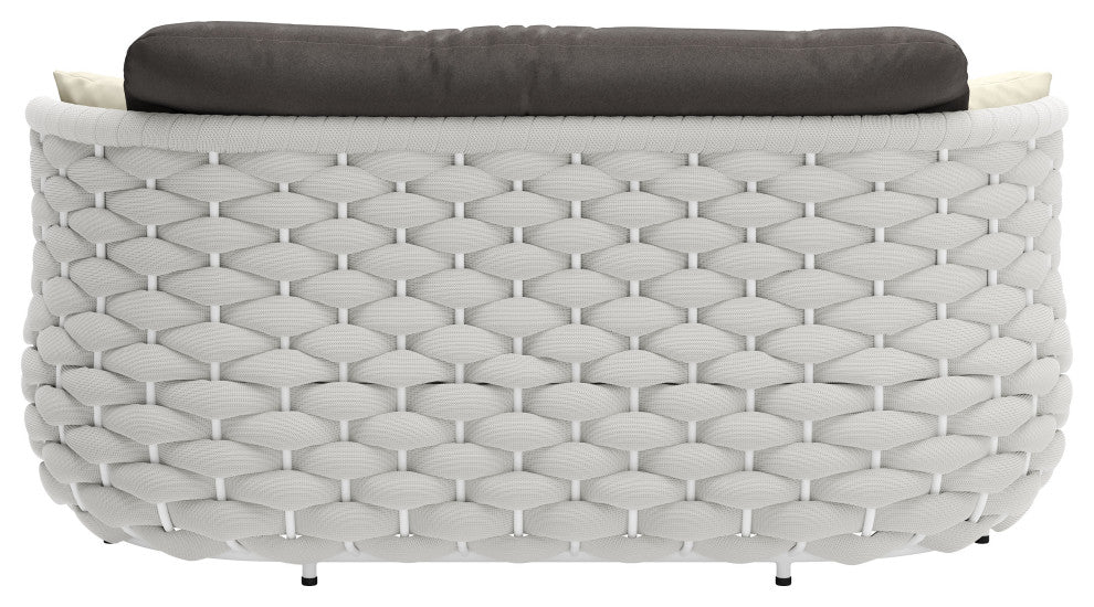 Coral Reef Loveseat Gray