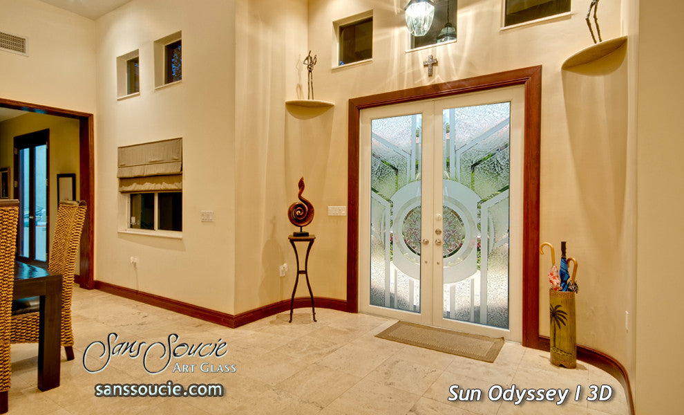 Front Door - Sun Odyssey - Fiberglass Smooth - 36" x 96" - Book/Slab Door