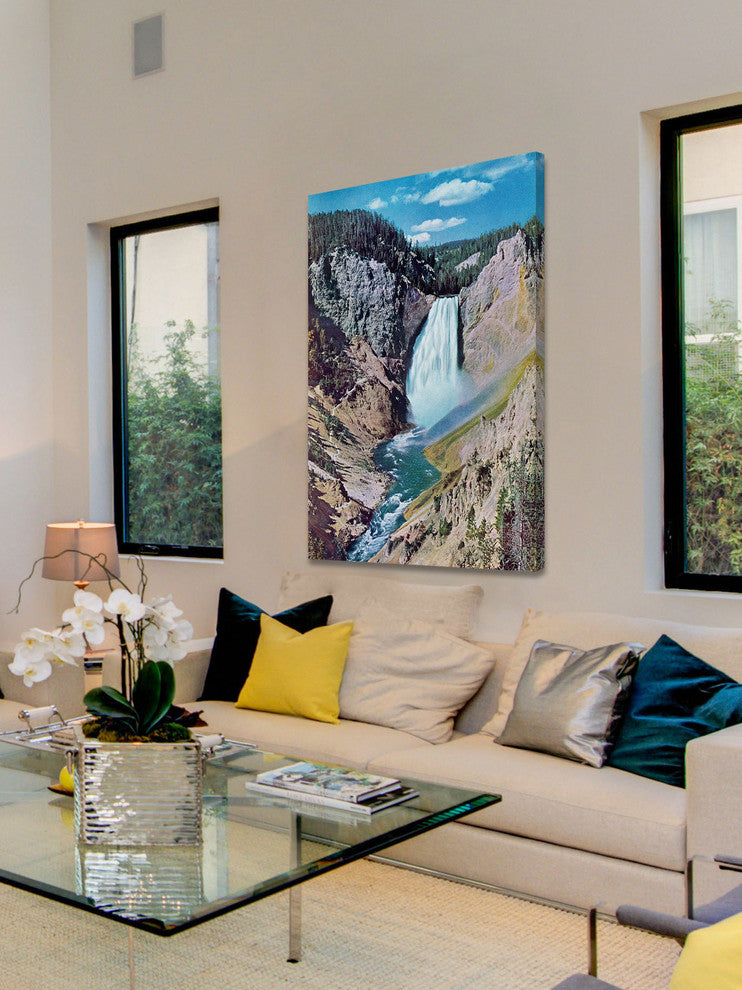 "Lower Falls" Painting Print on Wrapped Canvas