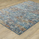 Vander Casual Chaos Blue/Multi Power-Loomed Area Rug, 3'10"x5'5"