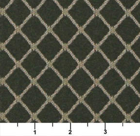 Dark Green And Beige Diamond Jacquard Woven Upholstery Fabric By The Yard