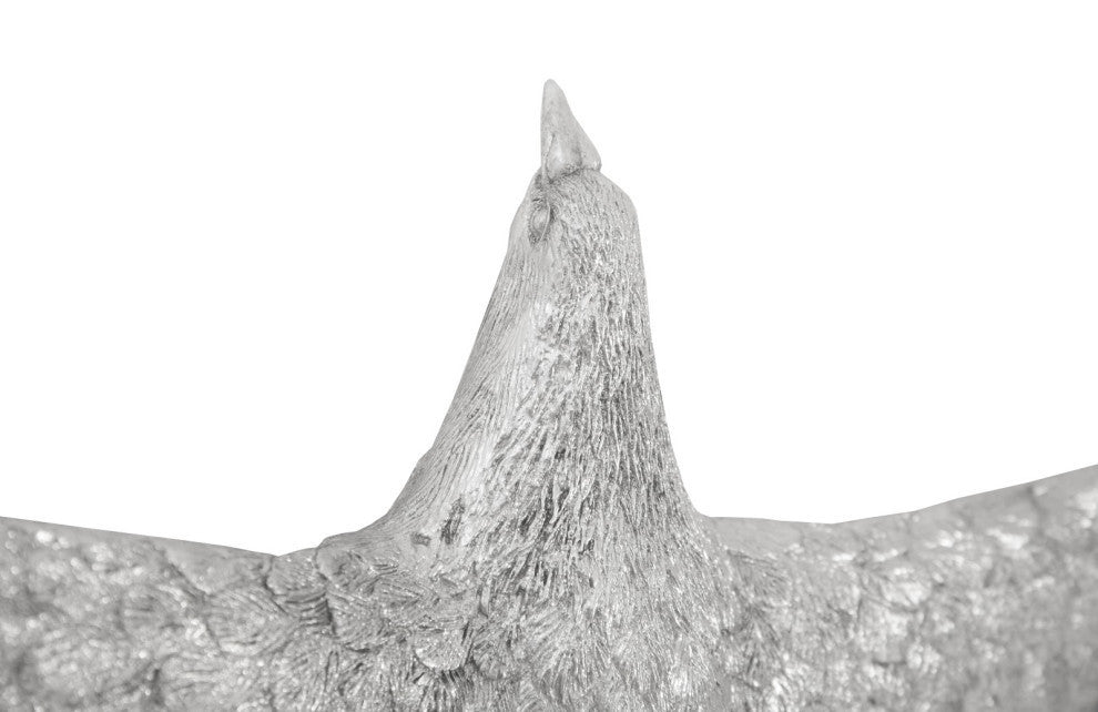 Dove Wall Art, Silver Leaf A