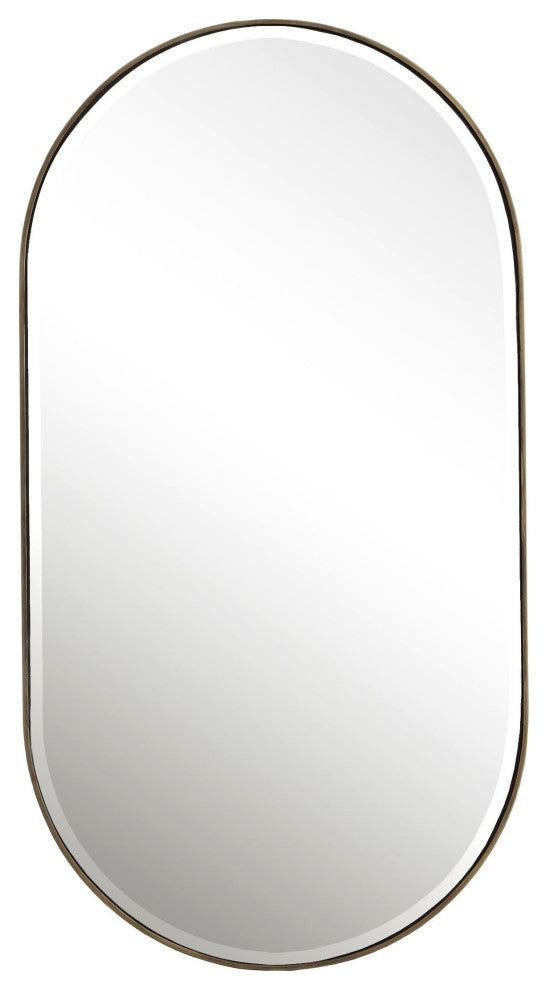 Uttermost Lago Oval Gold Mirror