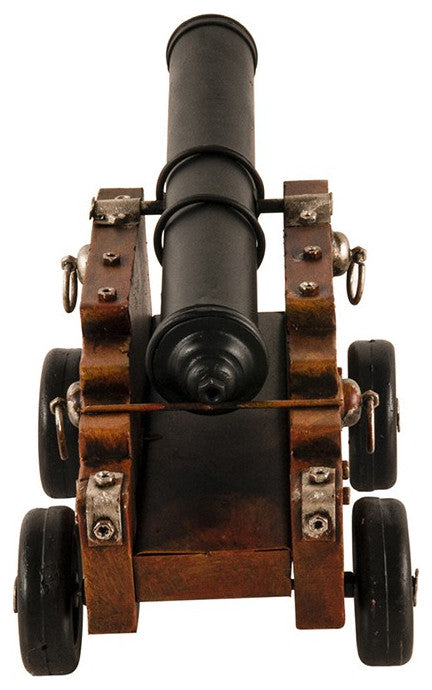 Warship Canon Sculpture