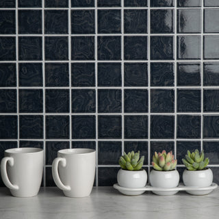 Resort Storm Black Porcelain Floor and Wall Tile