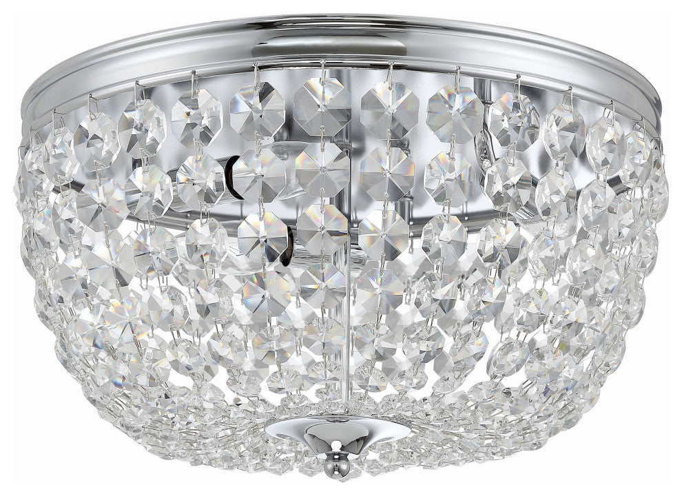 Nola 3-Light Polished Chrome Ceiling Mount