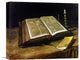 "The Bible: Still Life" Stretched Canvas Giclee by Vincent Van Gogh, 16"x13"