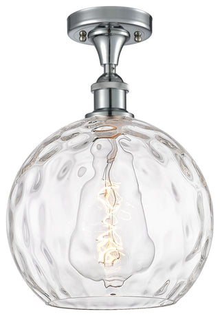 Innovations 516-1C-PC-G1215-10 1 Light Semi-Flush Mount, Polished Chrome