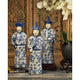 Porcelain Blue and White Qing Emperors, 6"x4"x17.25"