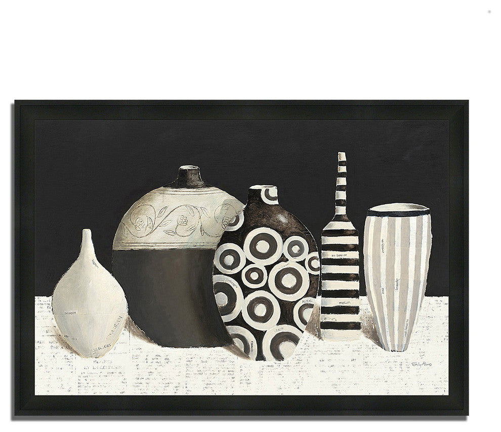 "Objet D'Art" By Emily Adams, Framed Painting Print, Ready To Hang