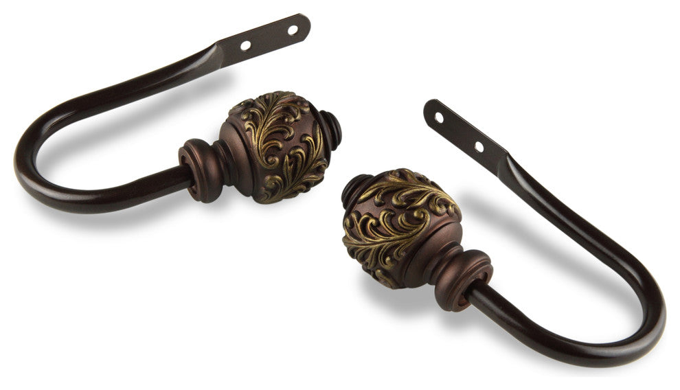 Tilly Curtain Rod, Cocoa