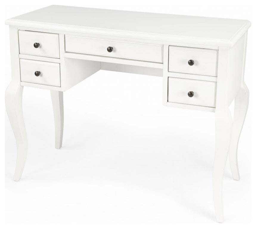 Cottage White Writing Desk
