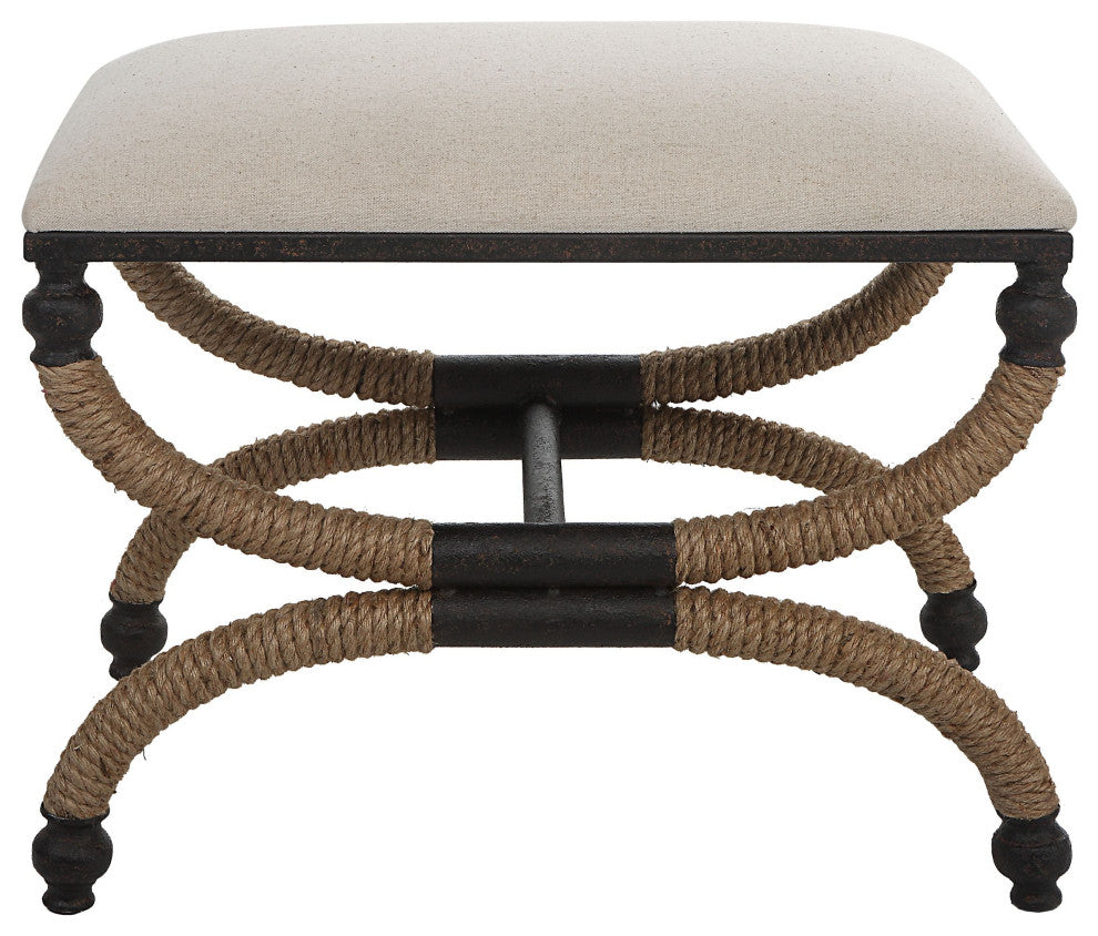 Uttermost Icaria Upholstered Small Bench