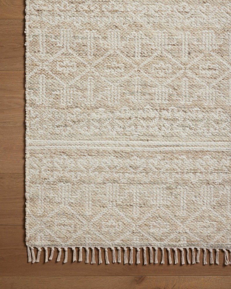 Angela Rose x Loloi Rivers Sand / Ivory 3'-6" x 5'-6" Accent Rug