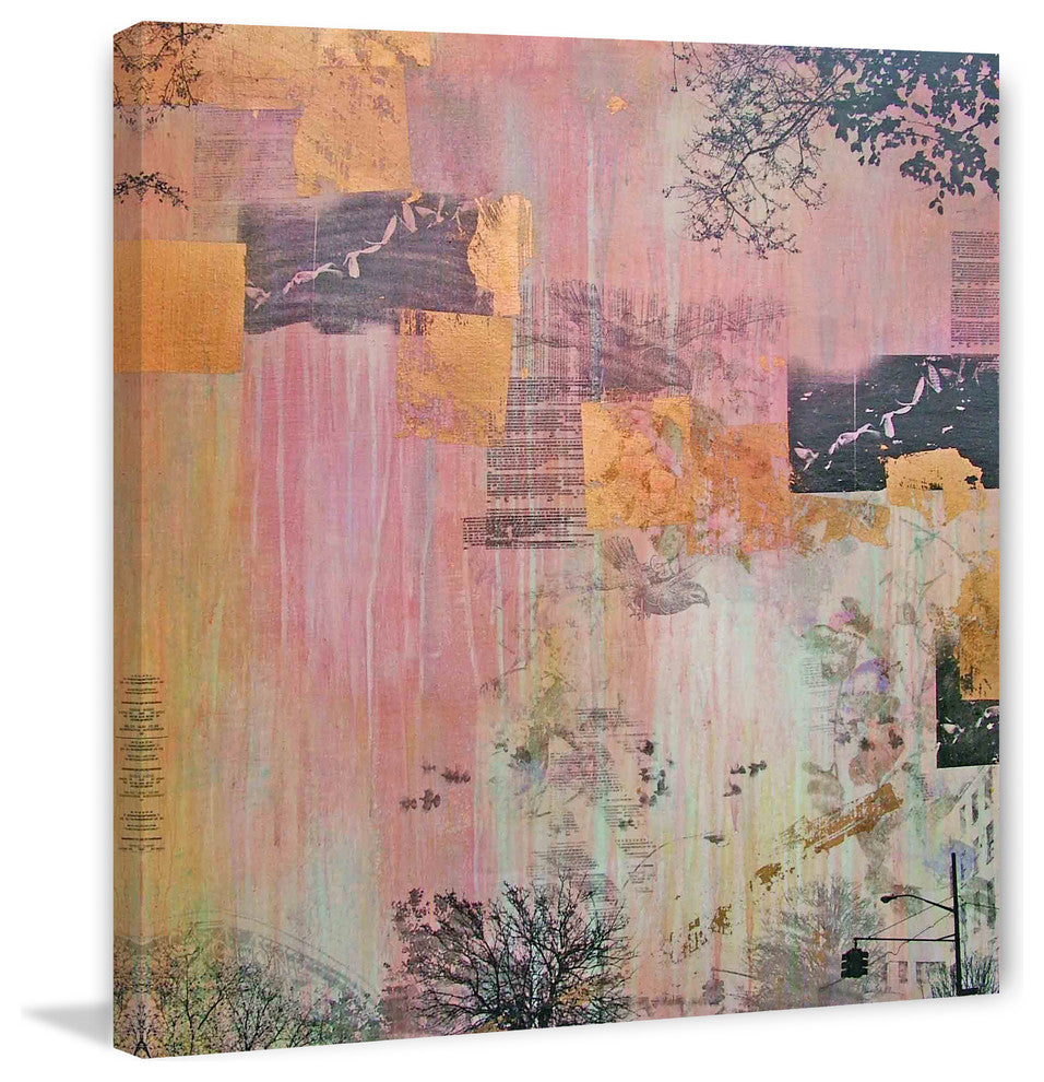 "Spring Cyclone" Painting Print on Canvas by Tracy Silva Barbosa