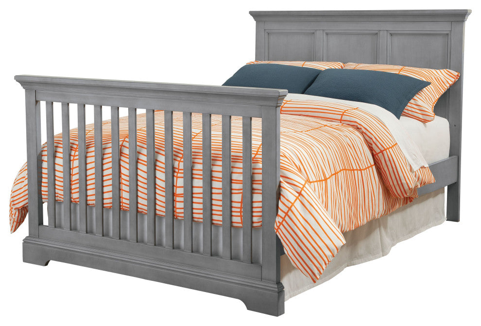 Hanley 56"W Wood Convertible Crib, Cloud