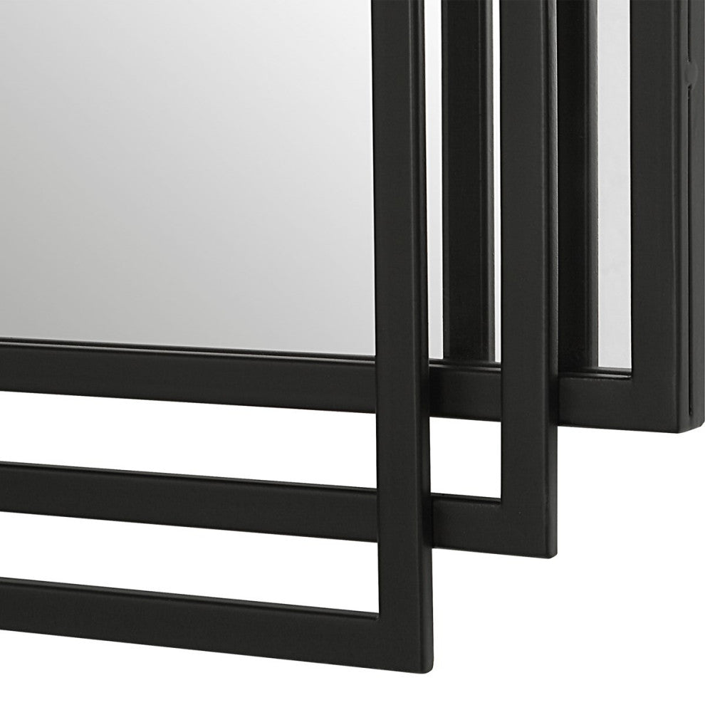 Uttermost Amherst Black Iron Mirror 09768