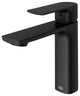 VIGO 6" H Davidson Single Handle Single Hole Faucet, Matte Black, Without Extras