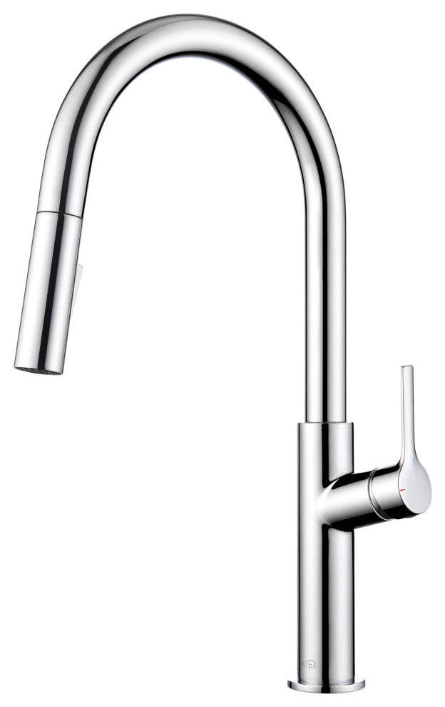 Fusion-T Single Handle Pull Down Sink Faucet With Soap Dispenser, Chrome