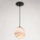 Vaxcel Lighting P0407 Milano 6"W Mini Pendant - Matte Black