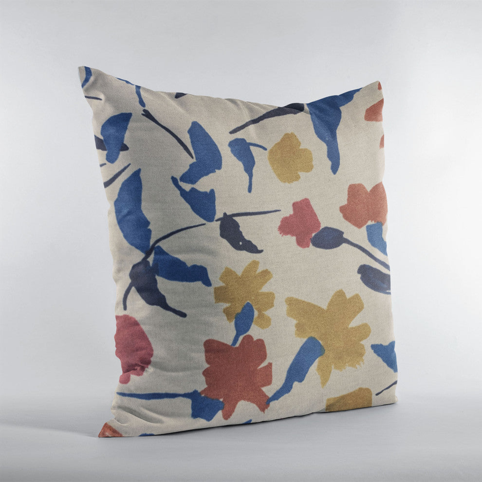 Plutus Multi-Color Creative Print Graphic Print Luxury Throw Pillow, 20"x20"