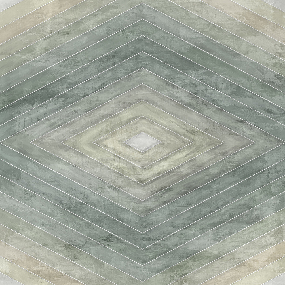 Concentration of Green III, 24"x24", Gallery Wrapped