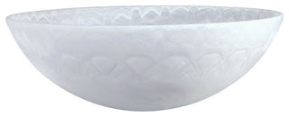 23134-11 Replacement Etched Alabaster Torchiere Lamp Glass(42mm) Shade