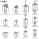 Livex Lighting Nordic Gray 3-Light Outdoor Post Top Lantern
