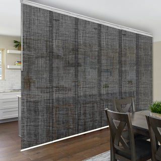 Lizbeth 6-Panel Track Extendable Vertical Blinds 98-130"W