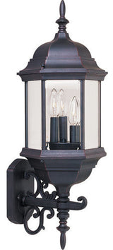 Maxim Builder Cast 3-Light Outdoor Wall Mount Empire Bronze - 1074CLEB