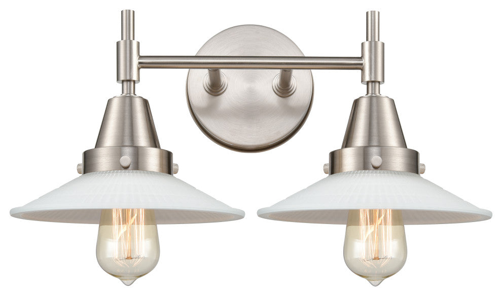 INNOVATIONS LIGHTING 447-2W-SN-G1-LED Caden 2 Light 17 inch Bath Vanity Light