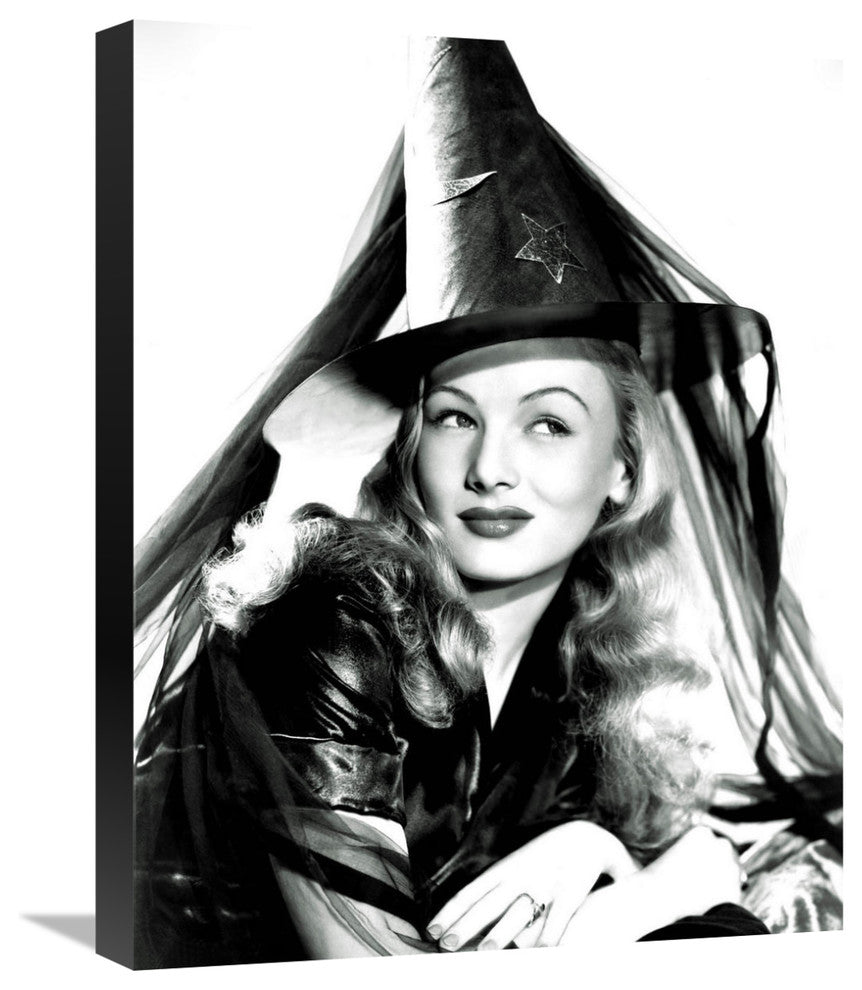 "I Married a Witch - Veronica Lake" Canvas Giclee, 17"x22"