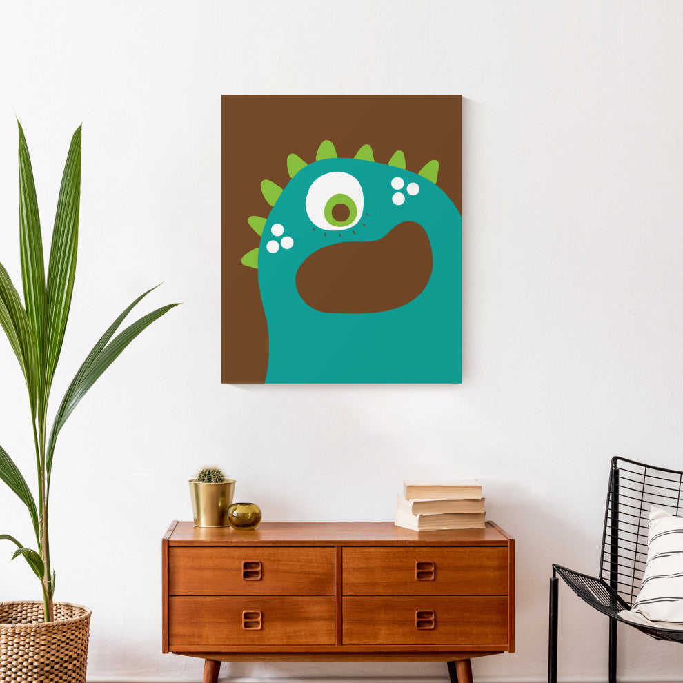 Blue Monster 20x24 Canvas Wall Art