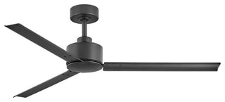 Hinkley Indy 56" Indoor/Outdoor Ceiling Fan, Matte Black