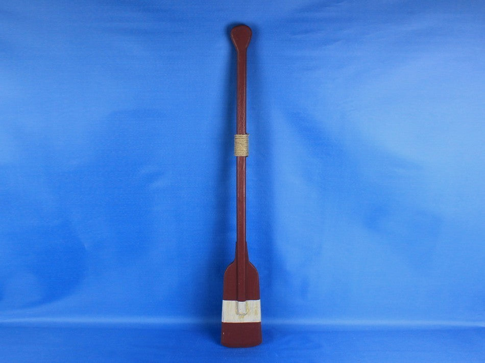 Wooden Chadwick Squared Rowing Decorative Wood Oar With Hooks, 36''