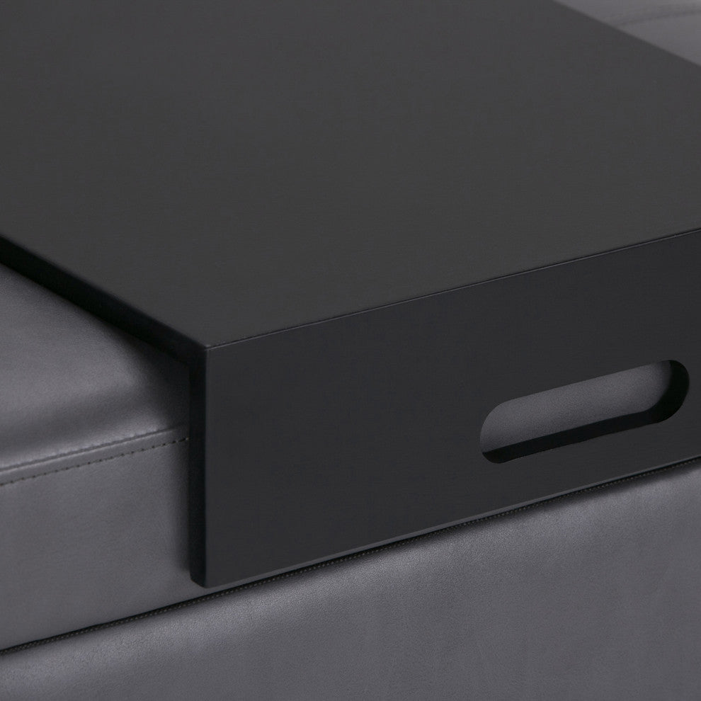 Oregon Storage Ottoman Bench with Tray