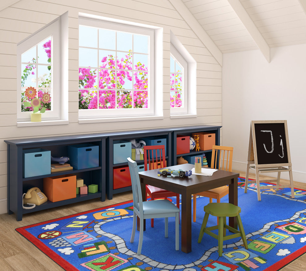 Kid Essentials Rug, Reading Train, 5''4"x7''8"