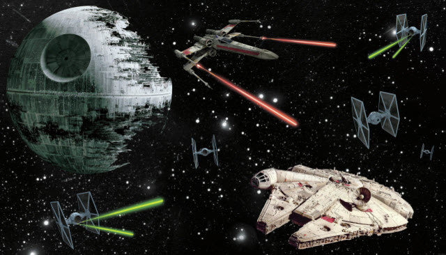 Star Wars Vehicles Mural
