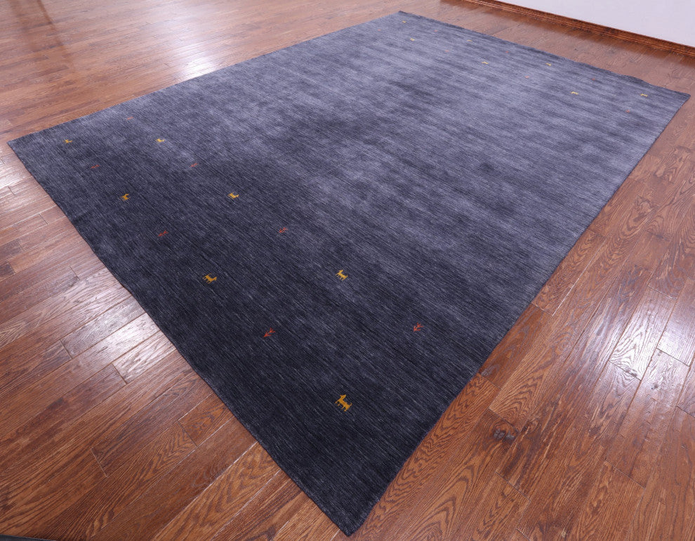 Persian Gabbeh Hand Knotted Wool Rug 10' 0" X 14' 0" - Q15276