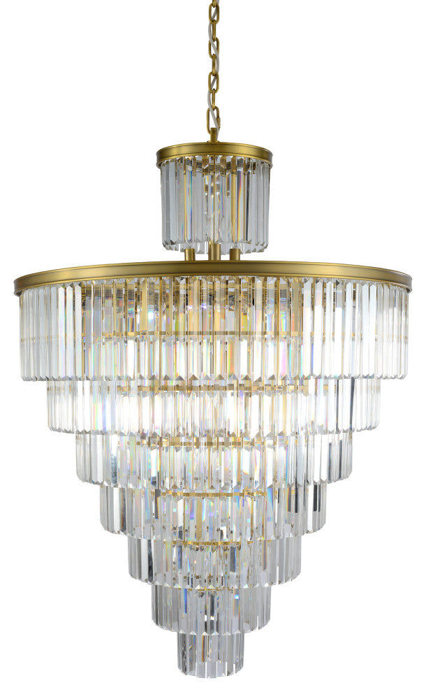Artistry Lighting Edgewood Collection Hanging Crystal Chandelier 36x48