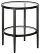 Henn&Hart 19.63" Black Side Table