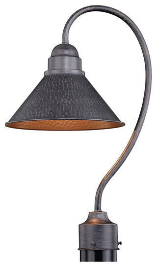 Outland 10" Outdoor Post Light Aged Iron