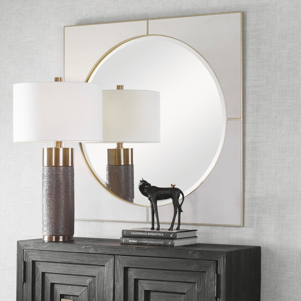 Uttermost 09817 Cyprus White Square Mirror