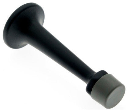 Genuine Solid Brass 3" Arrow Base Stop, Matte Black
