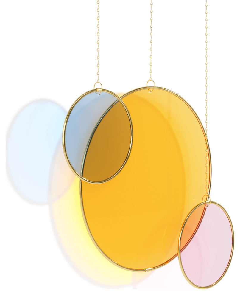 Umbra Dima Sunchimes, Set of 3 Navy/Amber/Purple
