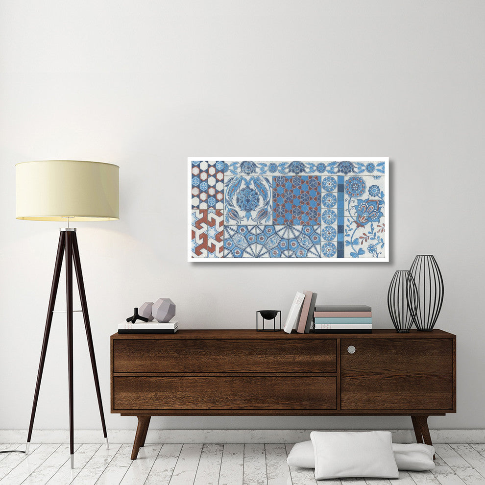 "Turkish Tiles" Digital Paper Print by Kathrine Lovell, 50"x26"