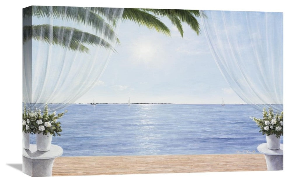 "My Blue Heaven" Stretched Canvas Giclee by Diane Romanello, 24"x16"