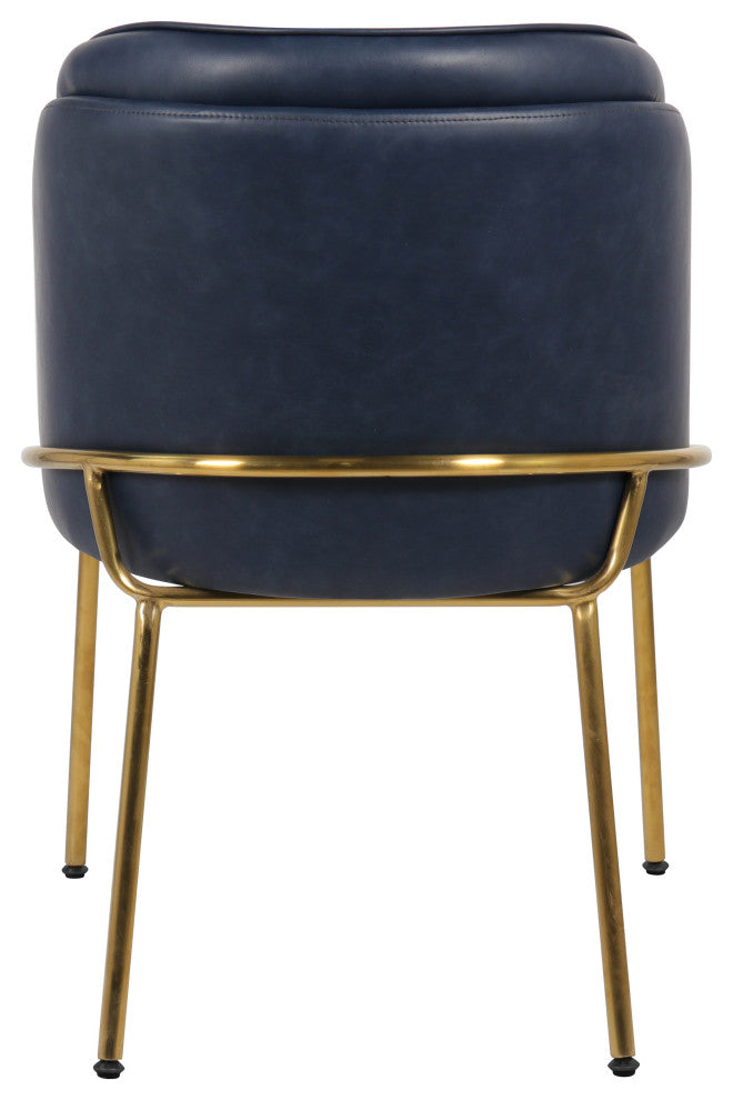 Jagger Upholstered Dining Chair, Navy, Set of 2